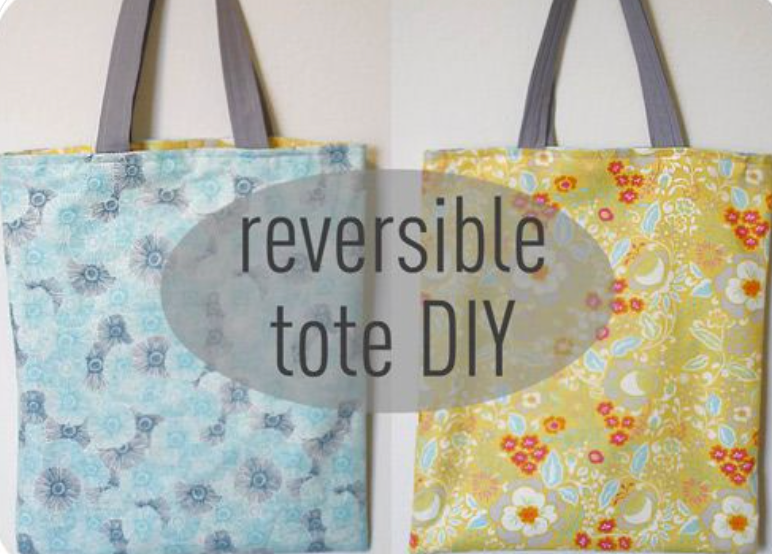 Simple Reversible Tote bag April 16 2:00pm to 6:00pm